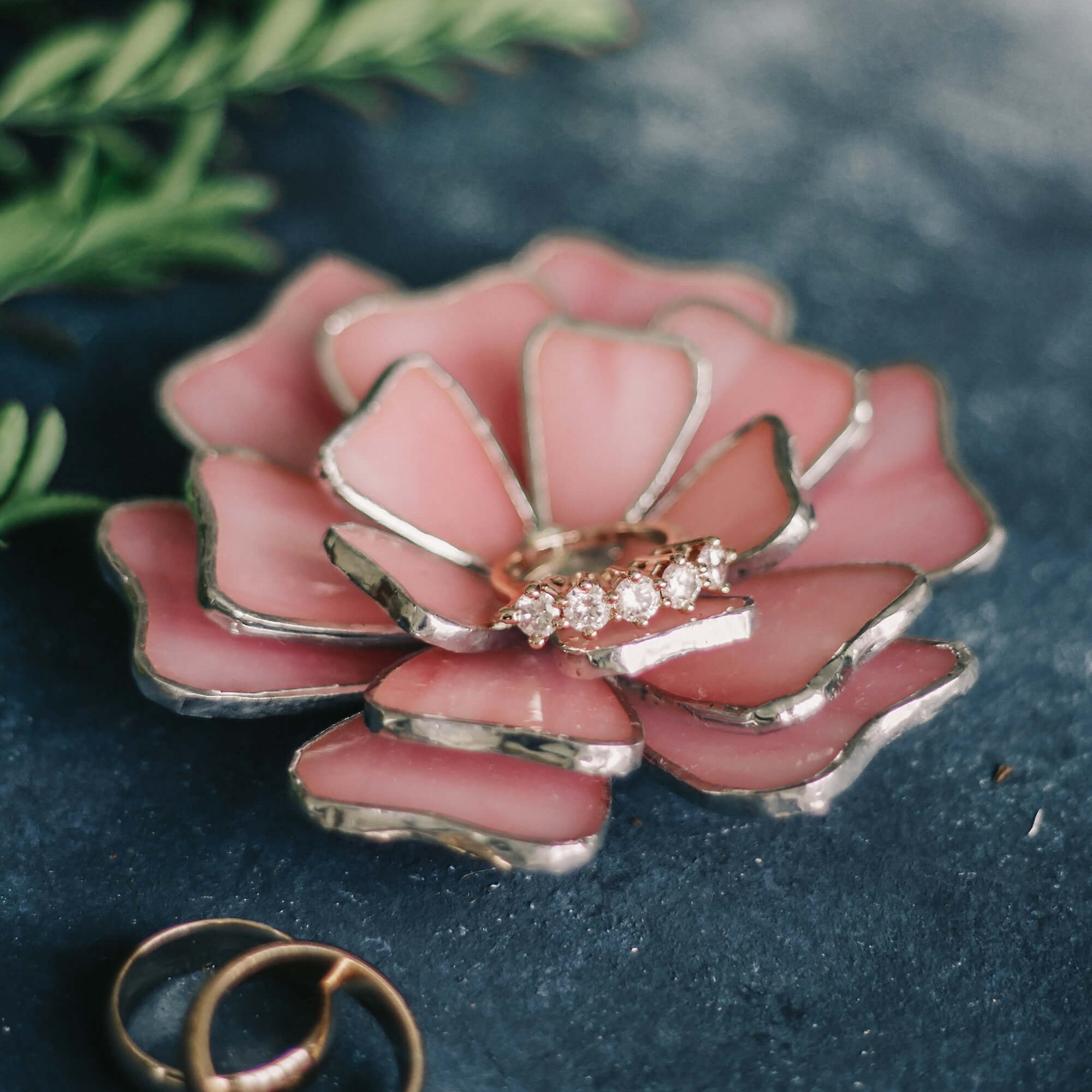 pink ring dish