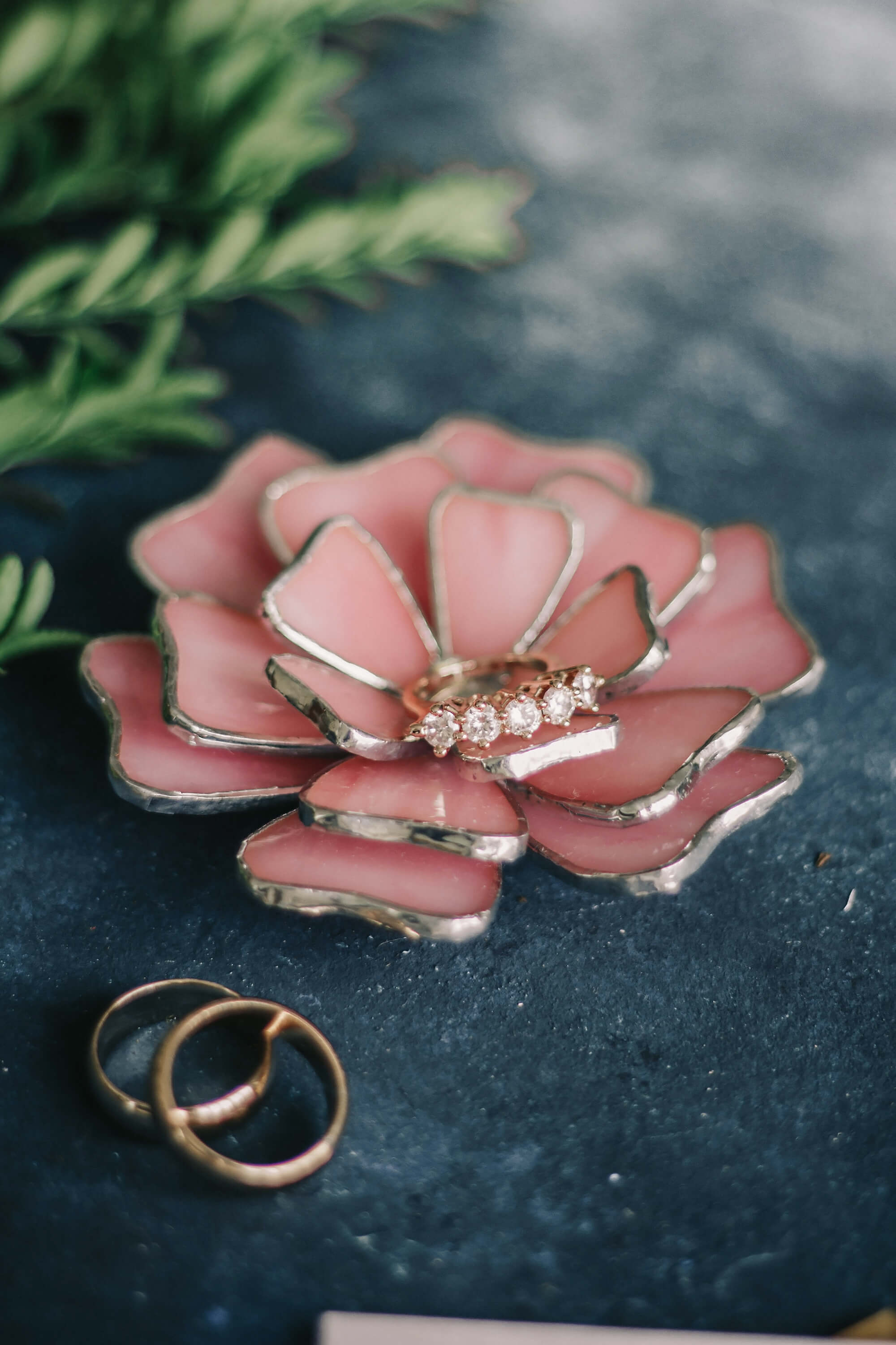 pink ring dish