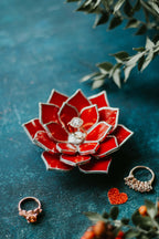red-stained-glass-succulent-ring-dish-floral-wedding-decor-romeo-rubin (10)